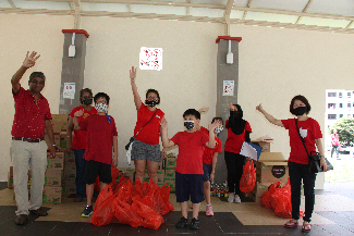 Distribution at Toa Payoh 01 May 21